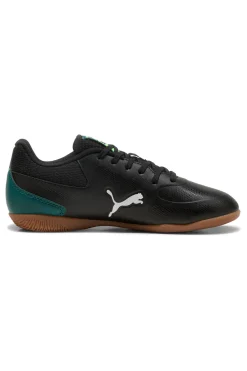 Scarpe calcetto nere con suola indoor Puma Truco III Jr