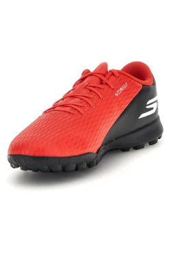 Scarpe calcio rosso con suola turf Skechers SKX_2 JR YOUTH TF