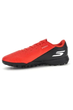 Scarpe calcio rosso con suola turf Skechers SKX_2 JR YOUTH TF