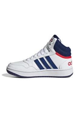 Scarpe da Basket Adidas Hoops Mid 3 K Bianche e Blu