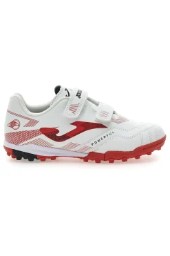 Scarpe da Calcetto Bianche e Rosse Joma Powerfull Jr 2502 Turf