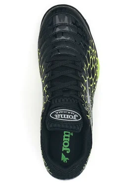 Scarpe da calcetto nere con dettagli fluo Joma Maxima 2531