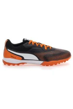 Scarpe da Calcetto Nere e Arancio Puma Truco III TT