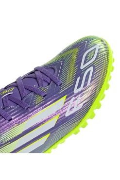 Scarpe da calcetto viola con suola turf Adidas F50 Club TF