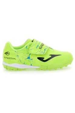 Scarpe da calcio a 5 verdi fluo con strappo Joma 2409TFVSCJW ND
