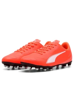Scarpe da calcio arancioni con logo bianco Puma Vitoria II FG/AG