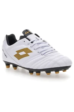 Scarpe da Calcio Bianche Outdoor con Dettagli Colorati LOTTO STADIO 705 FG