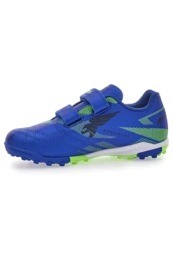 Scarpe da Calcio Blu Con Strappi in Velcro Joma Powerfull Jr 2504 Turf