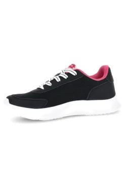 Scarpe da fitness nere con inserti fucsia Lotto Run 90 Amf Jr