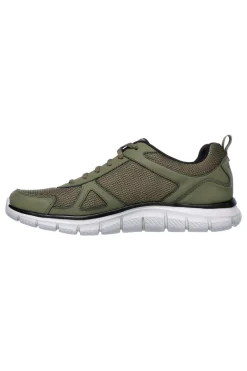 Scarpe da Fitness Verdi con Tomaia in Pelle e Mesh SKECHERS TRACK