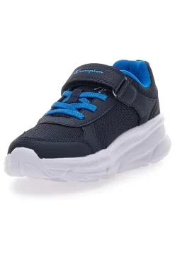 Scarpe da ginnastica blu in mesh con strappo Champion HRO B PS Low Cut