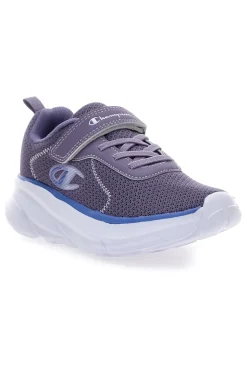 Scarpe da ginnastica viola in mesh con chiusura a strappo Champion HRO J G PS Low Cut