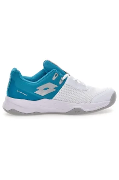 Scarpe da Padel Lotto Superrapida 600 Bianche e Azzure