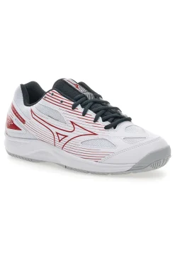 Scarpe da Pallavolo Bianche e Rosse Mizuno Cyclone Speed 4