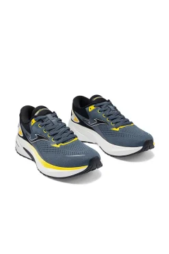 Scarpe da running grigio scuro con inserti gialli traspiranti Joma Speed 2622