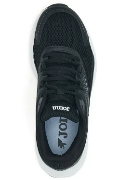 Scarpe da running nere in mesh con suola azzurra Joma Vitality Lady 2501