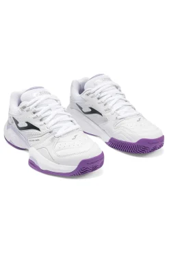 Scarpe da tennis bianco con inserti viola traspiranti Joma Master 1000 2602
