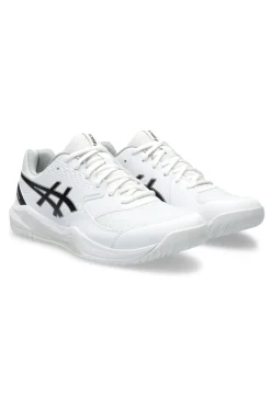 Scarpe da tennis bianco nero stabilità ammortizzazione Asics Gel-dedicate 8