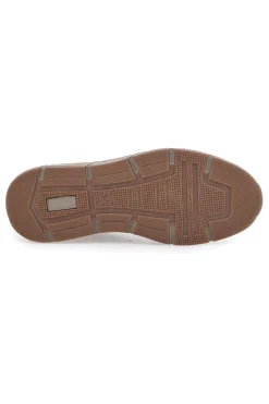 Scarpe da uomo marroni in pelle con zip Andrea Bruni AM901