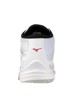Scarpe da volley bianche mid in mesh traspirante Mizuno Lightning Select Mid
