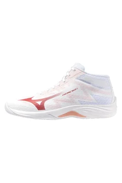 Scarpe da volley bianche mid in mesh traspirante Mizuno Lightning Select Mid