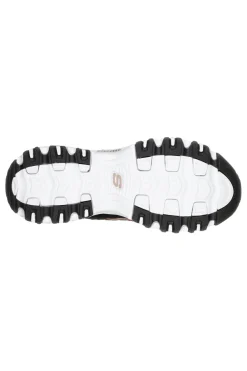 Scarpe nere chunky con borchie e Memory Foam Skechers D'Lites Glamour Feels