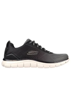 Scarpe nere e verde oliva stile training Skechers Track Ripkent