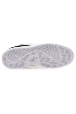 Scarpe nere in pelle con logo laterale Puma Smash 3
