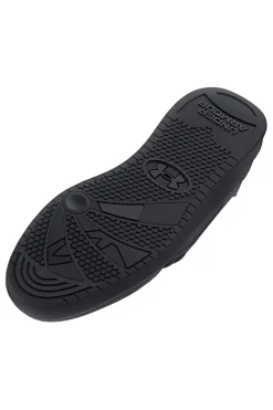 Scarpe nere in pelle con suola piatta Under Armour UA Official