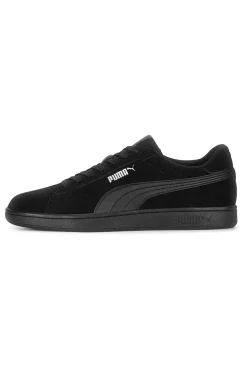 Scarpe nere in pelle scamosciata con soletta SoftFoam+ Puma Smash 3.0