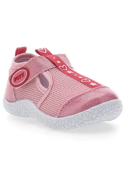Scarpe Primi Passi Rosa con Cuori Bianchi PITT KIDS PK1100A
