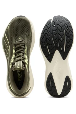 Scarpe running verde oliva in mesh con ammortizzazione Profoam Puma Maxima Pro