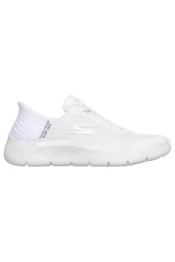 Scarpe slip ins bianco in mesh Skechers Go walk flex grand entry