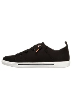 Scarpe slip on nero in canvas Skechers B cute 2.0