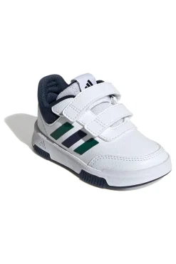 Scarpe sportive bianche con doppio strappo Adidas Tensaur Sport 2.0 CF I
