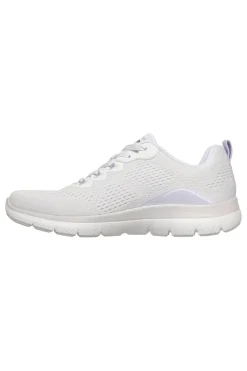 Scarpe sportive bianche in mesh Skechers Arch fit summits daily flow