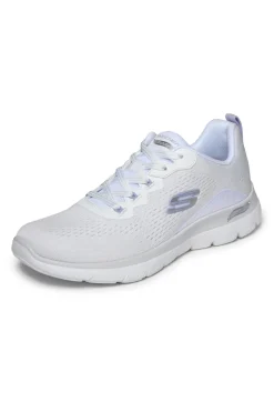 Scarpe sportive bianche in mesh Skechers Arch fit summits daily flow