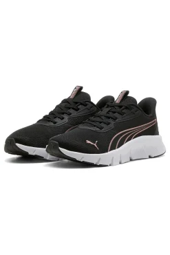 Scarpe sportive da donna nere e rosa con suola leggera Puma FlexFocus Lite Modern
