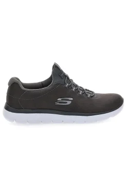 Scarpe sportive grigie slip-on leggere Skechers Summits Itz Bazik