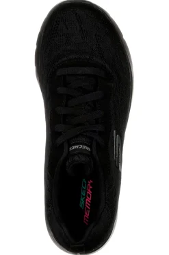 Scarpe sportive nere con mesh floreale e Memory Foam Skechers Dynamight 2.0 Homespun