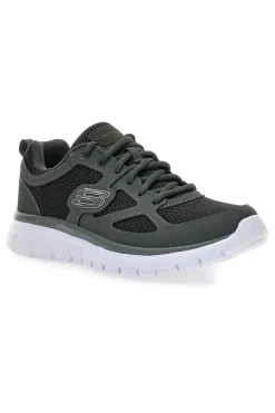 Scarpe sportive verde scuro leggere con Memory Foam Skechers Burns - Agoura