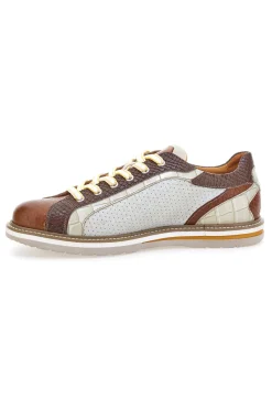 Scarpe stringate bianche con dettagli stampa cocco Pittarello Eco 26122922 da Uomo | Pittarello