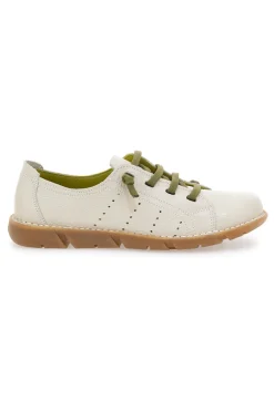 Scarpe Stringate Bianche In Vera Pelle Pittarello Tierra 30234