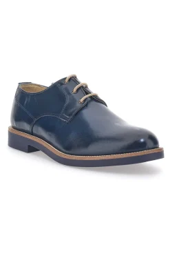 Scarpe Stringate Blu Con Lacci a Contrasto Pittarello 8025