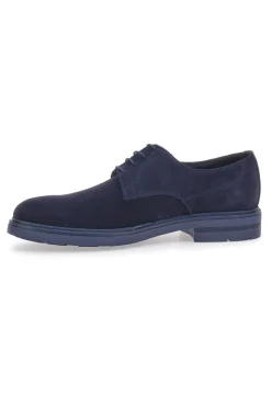 Scarpe Stringate Blu In Pelle Longford 606