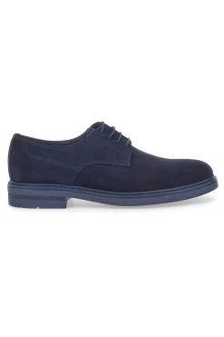 Scarpe Stringate Blu In Pelle Longford 606
