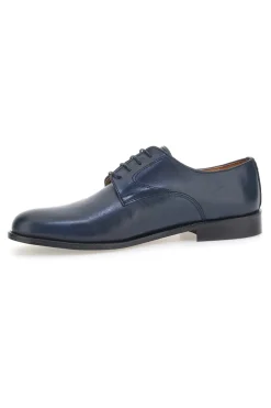 Scarpe Stringate Blu In Vera Pelle Made In Italy Pittarello 7720