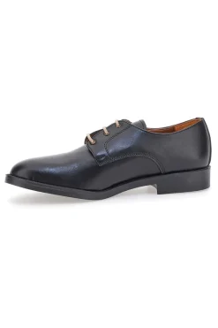 Scarpe Stringate in Pelle Nera Pittarello 0728