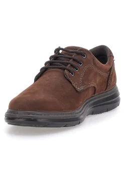 Scarpe stringate marroni in pelle Imac 85130930263017