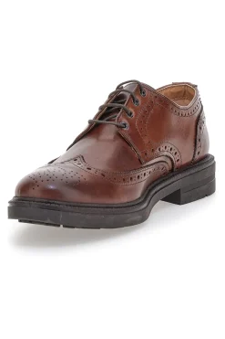 Scarpe stringate marroni brogue in vera pelle Pittarello Focus 224
